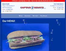 Tablet Screenshot of captainnemossubs.com.au